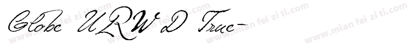Globe URW D True字体转换